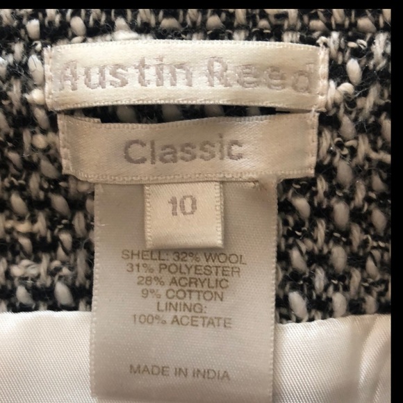 Tweed Blazer Classic Tailored Austin Reed Wool - Picture 3 of 12